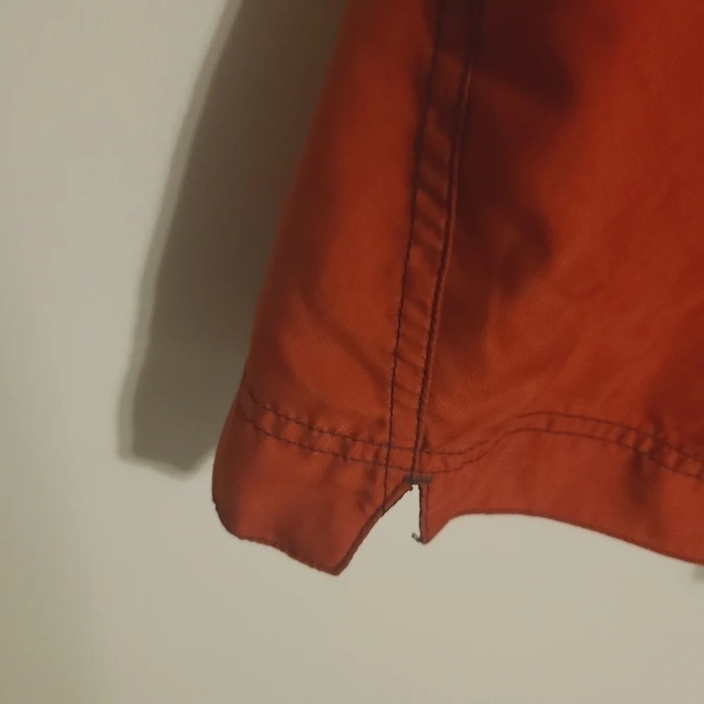Speedo | Men's Red Athleisure Sporty Swim Trunks With Pockets (Size Small)